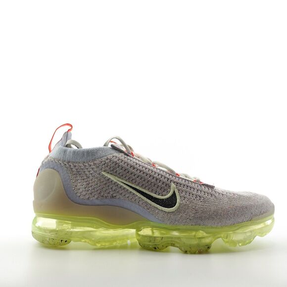 Nike Air VaporMax 2021 Flyknit Sneakers Light Bone Lime DC4112-003 Womens 8.5